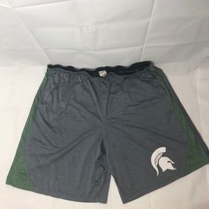 Michigan state athletic shorts 2xl